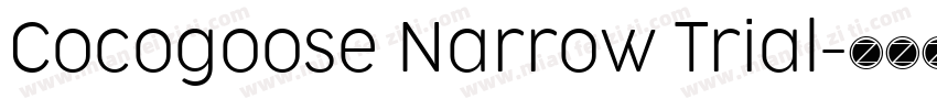 Cocogoose Narrow Trial字体转换